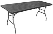 Stôl CATERING, 180 x 74 cm, ČIERNY