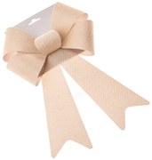 Vianočná mašľa 23 x 38 cm, krémová