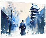 Obraz - Samuraj, aquarel (90x60 cm)
