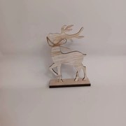 DECOLED Dekorace, jelen, 10,5 x 3,5 x 15,2 cm