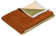 Hnedý froté bavlnený uterák 50x100 cm Block – Hübsch