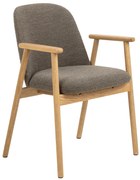 RODERIC Hnedá Taupe (Monza 40)/lakovaný – DREVENÉ KRESLO DO OBÝVAČKY, JEDÁLNE ČI KUCHYNE