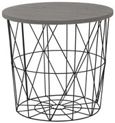 Konferenčný stolík Mariffa sivá/čierna 42