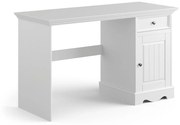 PROXIMA.store - Rustikálny písací stôl 1.1 - BELLUNO ELEGANTE FARBA: biela