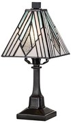 Elstead TF-ALDERLEY-TL-S - Stolná lampa Tiffany ALDERLEY 1xE14/40W/230V, výška 32,3 cm