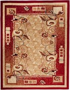 TA Koberec E952A ČERVENÝ ATLAS PP BLX Rozmer: 60x100 cm