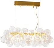 ByRydens 4200880-6509 - Závesné svietidlo na lane GROSS BAR 8xG9/4W/230V číre