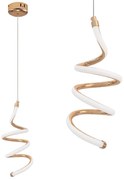 Toolight Toolight, LED závesné stropné svietidlo, 12W, 3000K, LHJ096-1CP, ružové zlato, OSW-50041