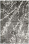 Koberec Felix 9272A mramor, sivá / krémový / strieborný