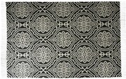 Koberec Joanna, 120x180 cm, biela/čierna