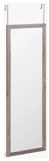5five - Závesné zrkadlo na dvere MATCHING 109x35 cm sivá