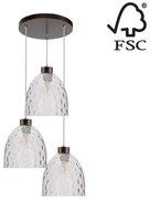 Spot-Light 1450376 - Luster na lanku AURA 3xE27/60W/230V