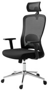 Kancelárska ergonomická stolička Neoseat ZENA — čierna, nosnosť 150 kg