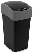 Čierny odpadkový kôš Curver Pacific, 25 l