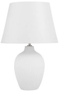 Biela stolná lampa FERGUS Beliani