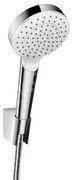 Sprchová hlavica s hadicou Hansgrohe Crometta biela/chróm 26567400