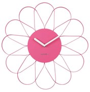 Karlsson 5975BP dizajnové nástenné hodiny ružová, pr. 40 cm