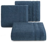 BAVLNENÝ UTERÁK ALINE 70X140 CM TMAVOMODRÁ