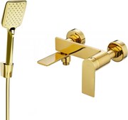 Mexen Zero R62 vaňová batéria so sprchovacím setom, zlatá - 7113R62-50
