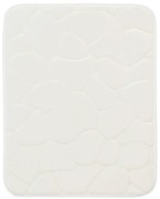 Protišmyková kúpeľňová predložka 3D 0133 White, 50x80, biela, kúpeľňa, BO-MA