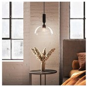 Alora Mood ALM-JUDE-P-MB-CL - Luster na tyči JUDE 1xE27/60W/230V čierny