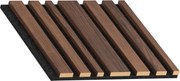 Acoustic Line Akustický obkladový panel, lamelové drevo, 300 × 300 × 28 mm, orech