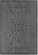 NORTHRUGS, Kusový koberec Duet Kona 106248 Black/White - na von aj na doma, 160x230, čiernobiela, chodba / predsieň