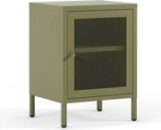 Zelený nočný stolík Fayna – Marckeric