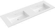 Mexen Otis, dvojumývadlo na zapustenie 141 x 46,5 cm, biela lesklá, 25181400D