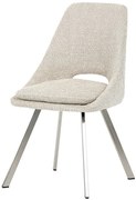 Autronic BONTEC Jedálenská stolička, béžová, látka bouclé, DCL-W1174 CRM2 Farba: Béžová