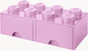 LEGO úložná zásuvka Brick, 8 gombíkov