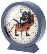 Detské stolné hodiny Tiger, modrá, pr. 15 cm