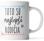 Sablio Hrnček Toto sú najlepší rodičia - 200 ml - espresso