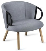 CUCARACHA čalúnené lounge kreslo CUCARACHA LB BL