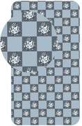 Bavlnené prestieradlo na jednolôžko Harry Potter - erb Rokfortu - 100% bavlna - 90 x 200 cm
