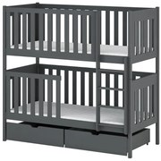 Poschodová Posteľ Dawid 90x200 graphite