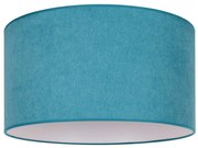 Duolla - Stropné svietidlo BRISTOL 1xE27/15W/230V pr. 45 cm tyrkysová/biela