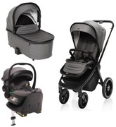 Set kočík Move Cross 3 + hlboká korba Move XL 3 + autosedačka+isofixová základňa