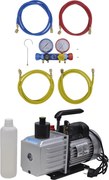 vidaXL Sada vákuového čerpadla so 4-cestným meradlom na klimatizácie