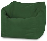 Sedací vak AMALFI plyš tmavo zelený