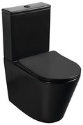 Sapho - Kombinované WC PACO, keramika/čierna