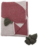 Bloomingville Prehoz z recyklovanej bavlny Jolly Red 160 x 130 cm