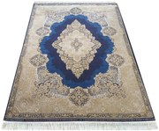 Koberec Exkluzívny Qum Silk 02 modrý