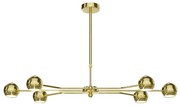 Jupiter 1978 - Luster na tyči TIANA 6xGU10/10W/230V zlatá