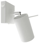 Sollux SL.1024 - Nástenné bodové svietidlo RING 1xGU10/10W/230V biela