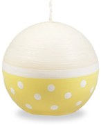 Bielo-žltá sviečka Unipar Sweetness, doba horenia 22 h