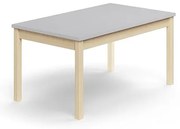 Stôl DECIBEL, 1200x700x590 mm, akustický HPL, breza/šedá