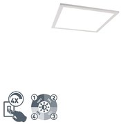 Stropné svietidlo biele 40 cm vrátane LED 4-stupňové stmievateľné - Liv