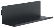 Nástenná polica JOANNE 400 mm, antracitová