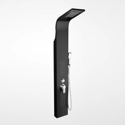 Alegre BLACK Sprchový panel, nehrdzavejúca oceľ